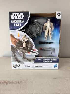 NIB Star Wars The Mandalorian AT-RT & Imperial Remnant AT-RT Driver
